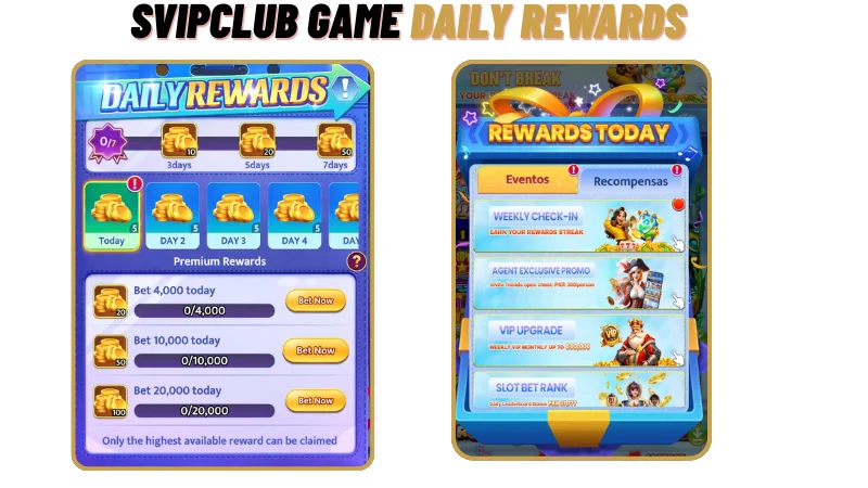 Svipclub Game Daily Rewards